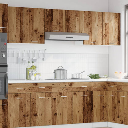vidaXL Hanging Cabinet Lyon Old Wood 80x31x60 cm Engineered Wood
