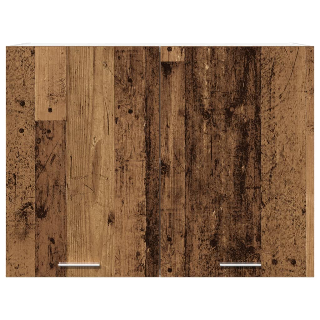 vidaXL Hanging Cabinet Lyon Old Wood 80x31x60 cm Engineered Wood