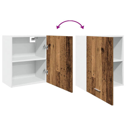 vidaXL Hanging Cabinet Lyons 2 pcs Old Wood 50x31x60 cm Engineered Wood