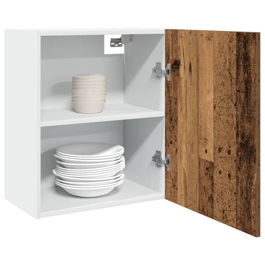 vidaXL Hanging Cabinets 2 pcs "Lyon" Old Wood 50x31x60 cm Engineered Wood
