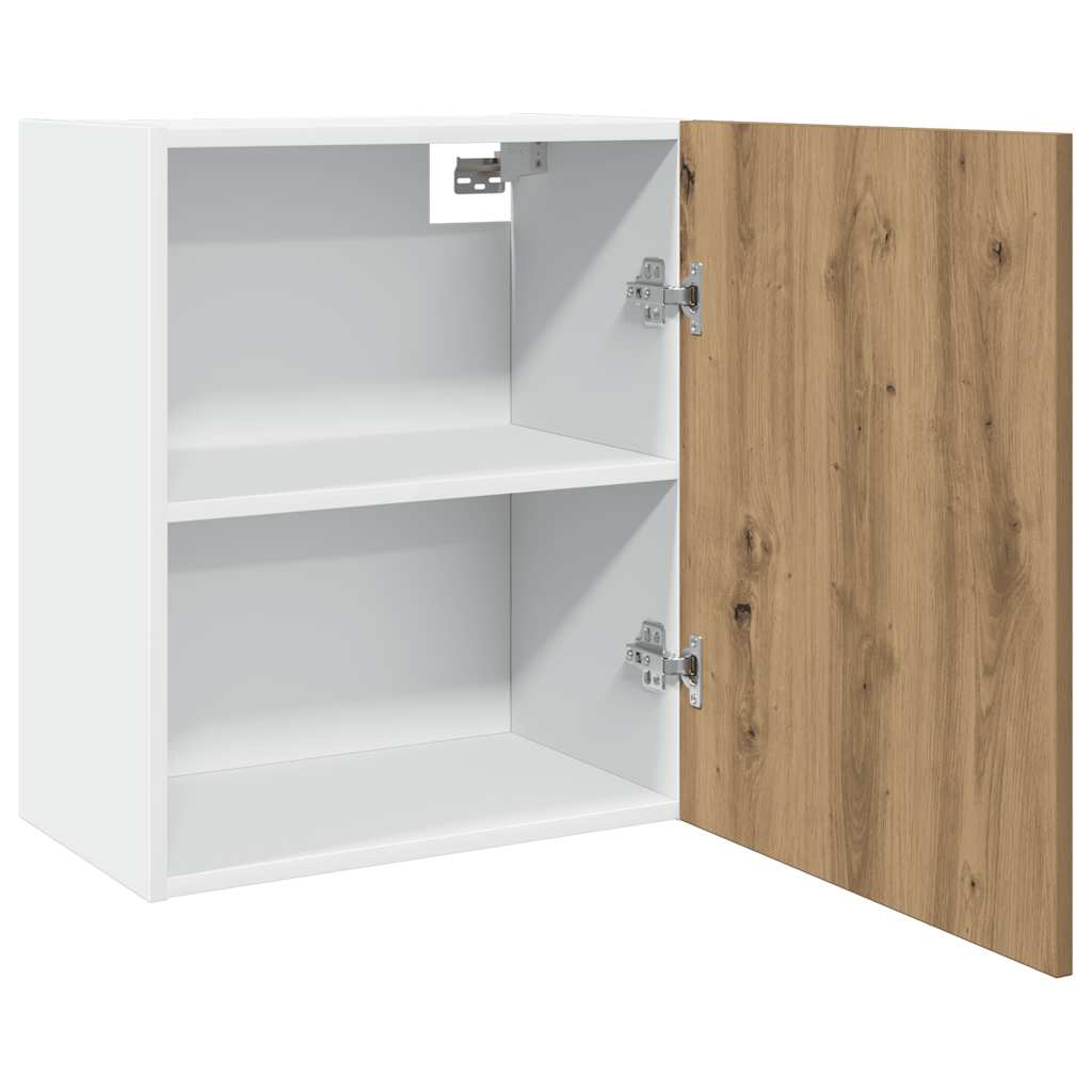 vidaXL Hanging Cabinet Lyons 2 pcs Artisan Oak 50x31x60 cm Engineered Wood