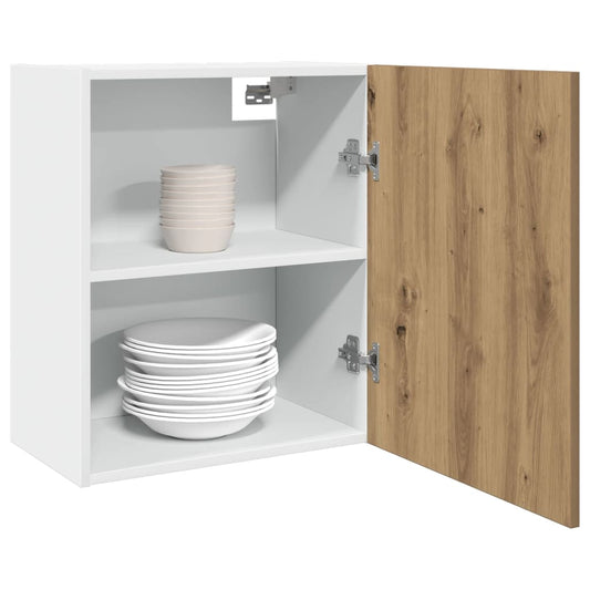 vidaXL Hanging Cabinets 2 pcs "Lyon" Artisan Oak 50x31x60 cm Engineered Wood