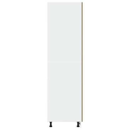 vidaXL Refrigerator Cabinet "Lyon" Artisan Oak 60x57x207 cm Engineered Wood