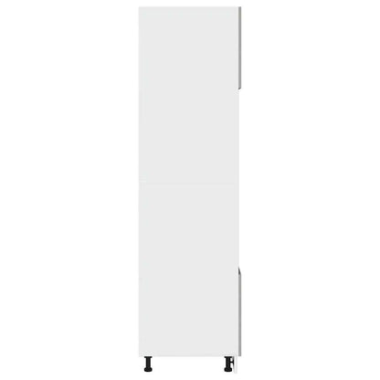 vidaXL Microwave Cabinet Lyon Concrete Grey 60x57x207 cm Engineered Wood