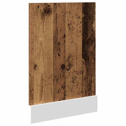 vidaXL Dishwasher Panel Lyon Old Wood 45x3x67 cm Engineered Wood