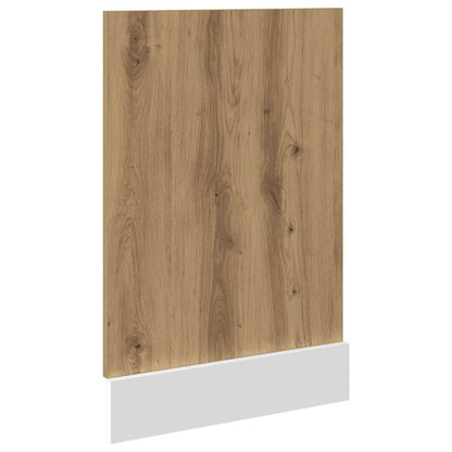 vidaXL Dishwasher Panel Lyon Artisian Oak 45x3x67 cm Engineered Wood
