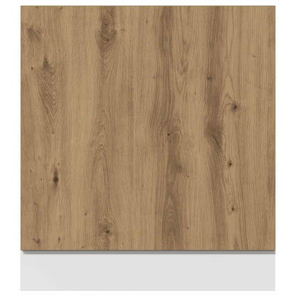 vidaXL Dishwasher Panel Lyon Artisan Oak 60x1.5x67 cm Engineered Wood