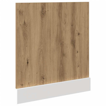 vidaXL Dishwasher Panel Lyon Artisan Oak 60x1.5x67 cm Engineered Wood