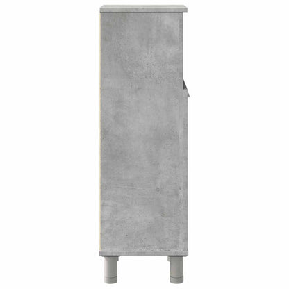 vidaXL Bathroom Cabinet Concrete Grey 30x30x95 cm Engineered Wood