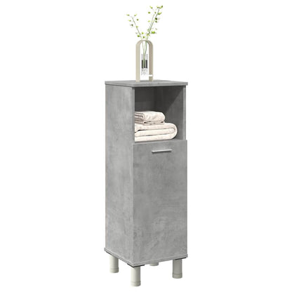 vidaXL Bathroom Cabinet Concrete Grey 30x30x95 cm Engineered Wood