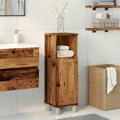 vidaXL Bathroom Cabinet Old Wood 30x30x95 cm Engineered Wood