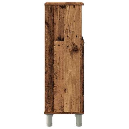 vidaXL Bathroom Cabinet Old Wood 30x30x95 cm Engineered Wood
