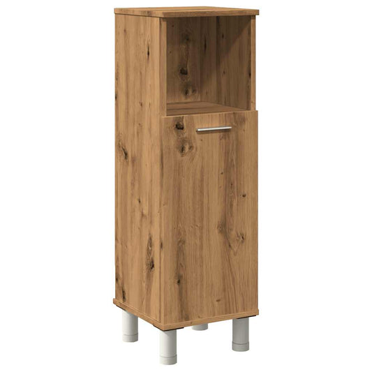 vidaXL Bathroom Cabinet Artisan Oak 30x30x95 cm Engineered Wood