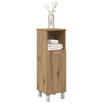 vidaXL Bathroom Cabinet Artisan Oak 30x30x95 cm Engineered Wood
