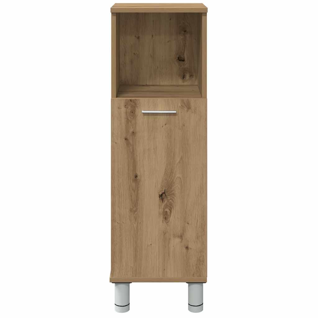vidaXL Bathroom Cabinet Artisan Oak 30x30x95 cm Engineered Wood