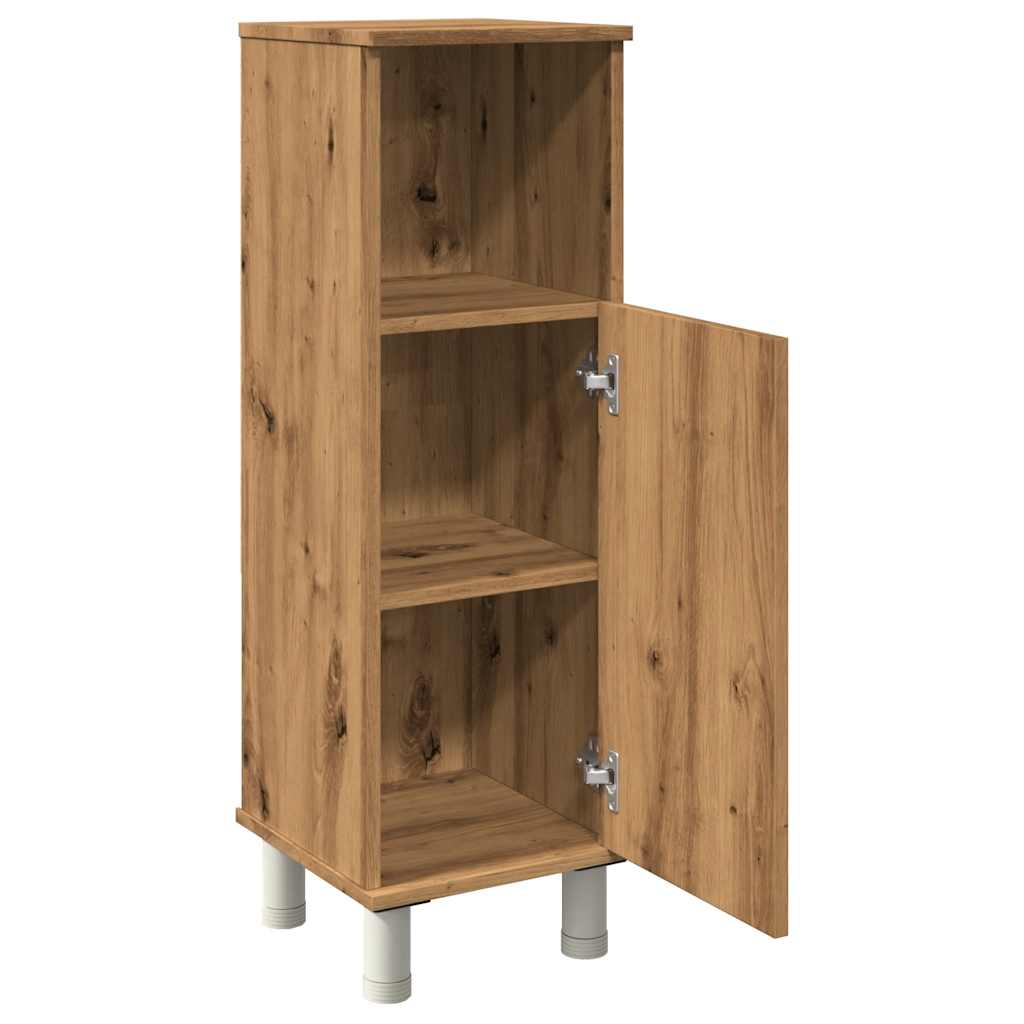 vidaXL Bathroom Cabinet Artisan Oak 30x30x95 cm Engineered Wood