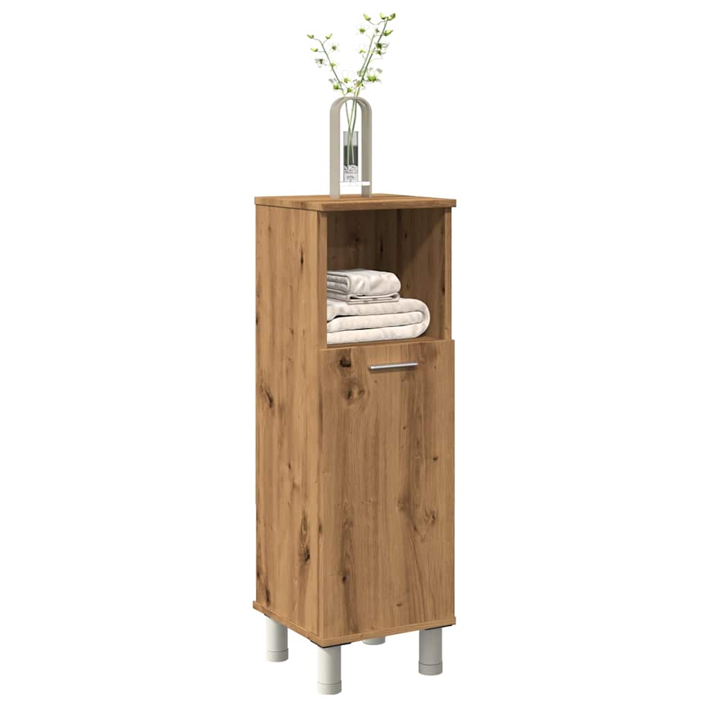 vidaXL Bathroom Cabinet Artisan Oak 30x30x95 cm Engineered Wood