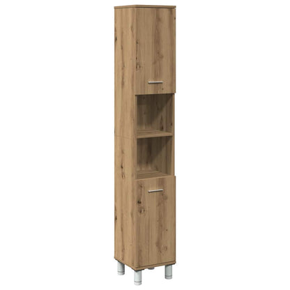 vidaXL Bathroom Cabinet Artisan Oak 30x30x179 cm Engineered Wood