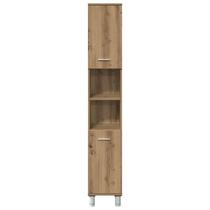 vidaXL Bathroom Cabinet Artisan Oak 30x30x179 cm Engineered Wood