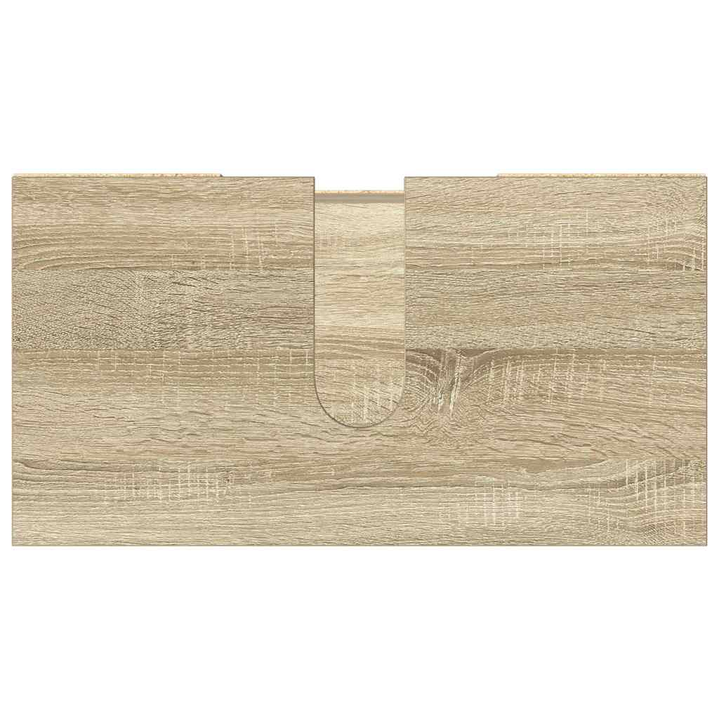 vidaXL Bathroom Cabinet Sonoma Oak 60x32x53.5 cm Engineered Wood