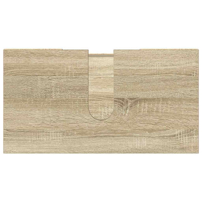vidaXL Bathroom Cabinet Sonoma Oak 60x32x53.5 cm Engineered Wood