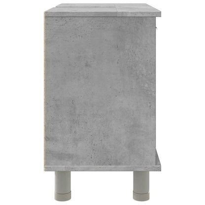 vidaXL Bathroom Cabinet Concrete Grey 60x32x53,5 cm Engineered Wood