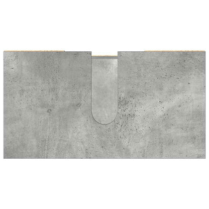 vidaXL Bathroom Cabinet Concrete Grey 60x32x53,5 cm Engineered Wood