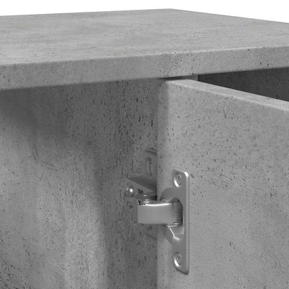 vidaXL Bathroom Cabinet Concrete Grey 60x32x53,5 cm Engineered Wood