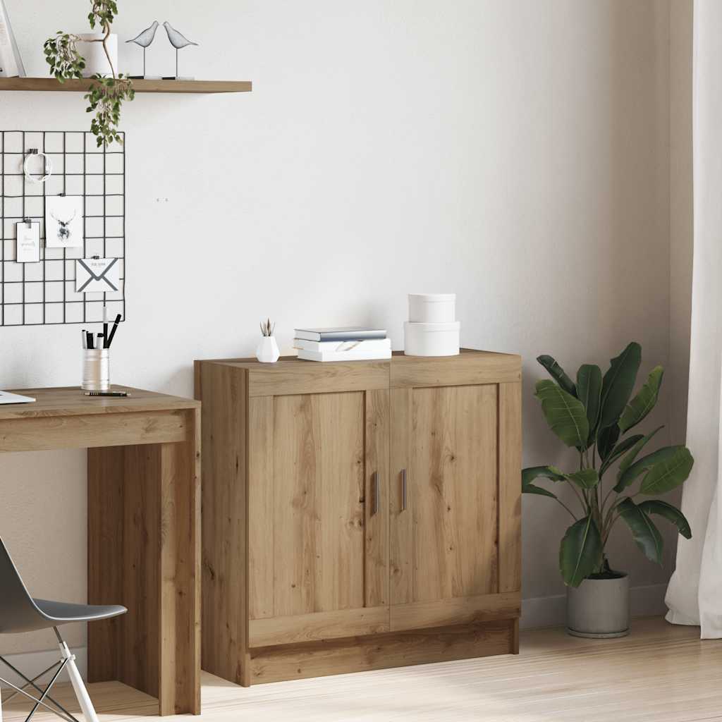 vidaXL Book Cabinet Artisan Oak 82,5x30,5x80 cm Engineered Wood