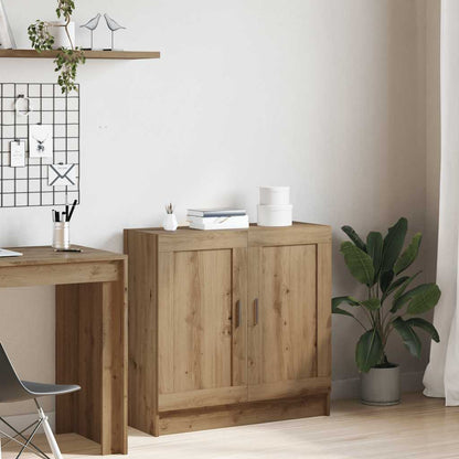 vidaXL Book Cabinet Artisan Oak 82,5x30,5x80 cm Engineered Wood