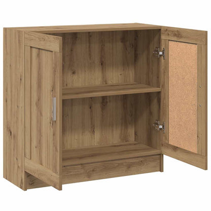 vidaXL Book Cabinet Artisan Oak 82,5x30,5x80 cm Engineered Wood