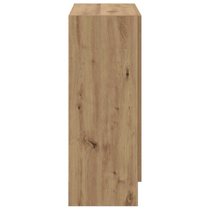 vidaXL Book Cabinet Artisan Oak 82,5x30,5x80 cm Engineered Wood