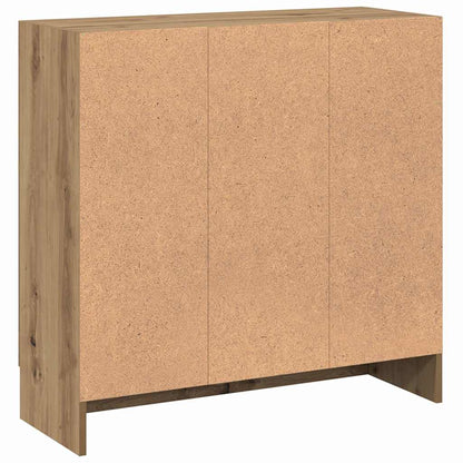vidaXL Book Cabinet Artisan Oak 82,5x30,5x80 cm Engineered Wood