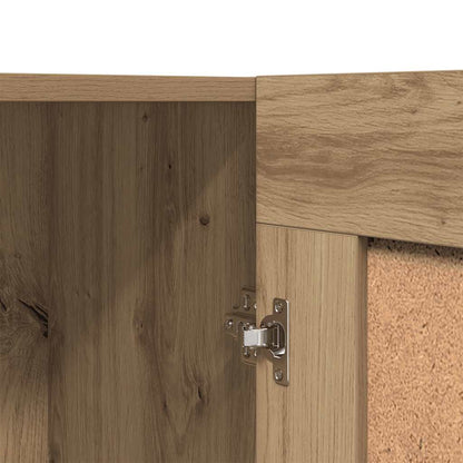 vidaXL Book Cabinet Artisan Oak 82,5x30,5x80 cm Engineered Wood