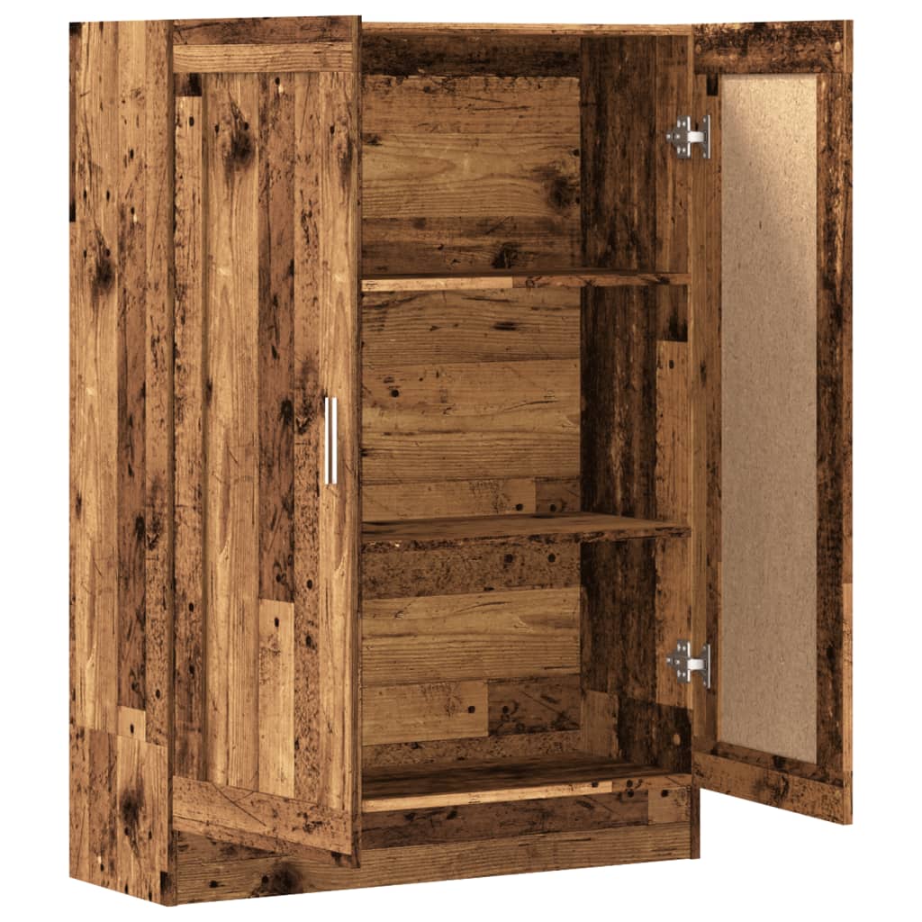 vidaXL Book Cabinet Old Wood 82,5x30,5x115 cm Engineered Wood