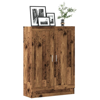 vidaXL Book Cabinet Old Wood 82,5x30,5x115 cm Engineered Wood