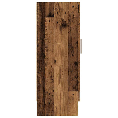 vidaXL Book Cabinet Old Wood 82,5x30,5x80 cm Engineered Wood