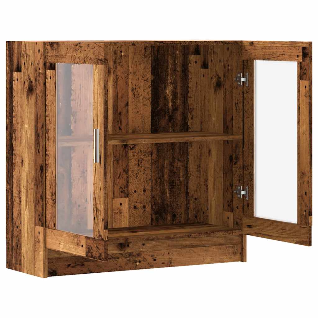 vidaXL Book Cabinet Old Wood 82,5x30,5x80 cm Engineered Wood