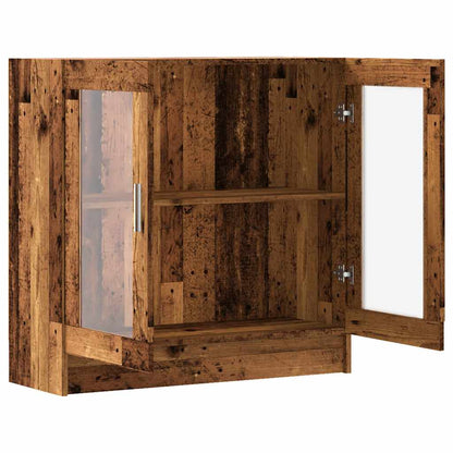 vidaXL Book Cabinet Old Wood 82,5x30,5x80 cm Engineered Wood