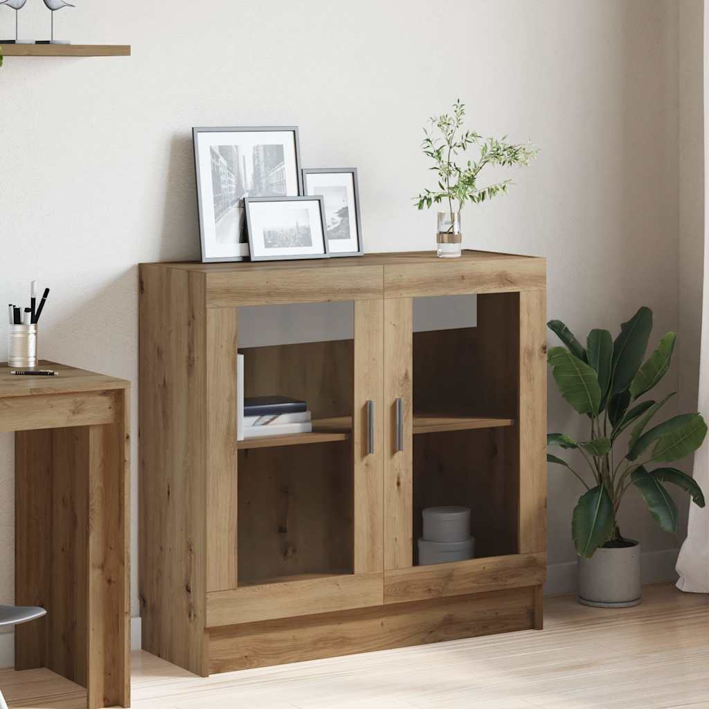 vidaXL Book Cabinet Artisan Oak 82,5x30,5x80 cm Engineered Wood