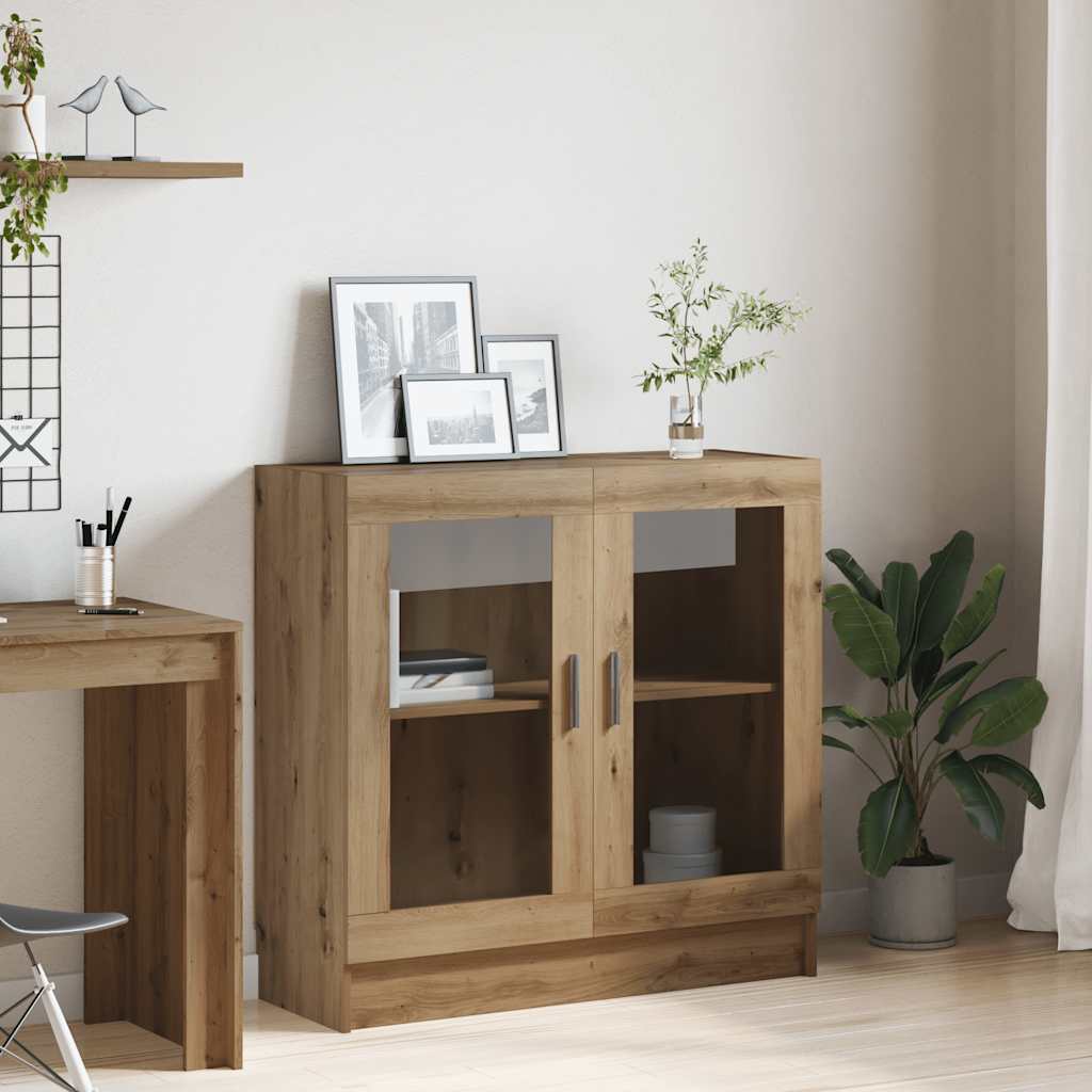 vidaXL Book Cabinet Artisan Oak 82,5x30,5x80 cm Engineered Wood