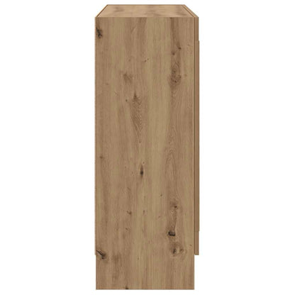 vidaXL Book Cabinet Artisan Oak 82,5x30,5x80 cm Engineered Wood