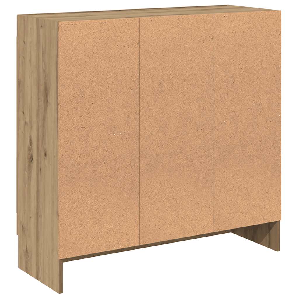 vidaXL Book Cabinet Artisan Oak 82,5x30,5x80 cm Engineered Wood