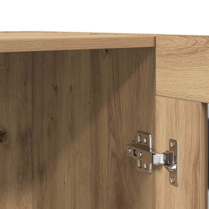 vidaXL Book Cabinet Artisan Oak 82,5x30,5x80 cm Engineered Wood