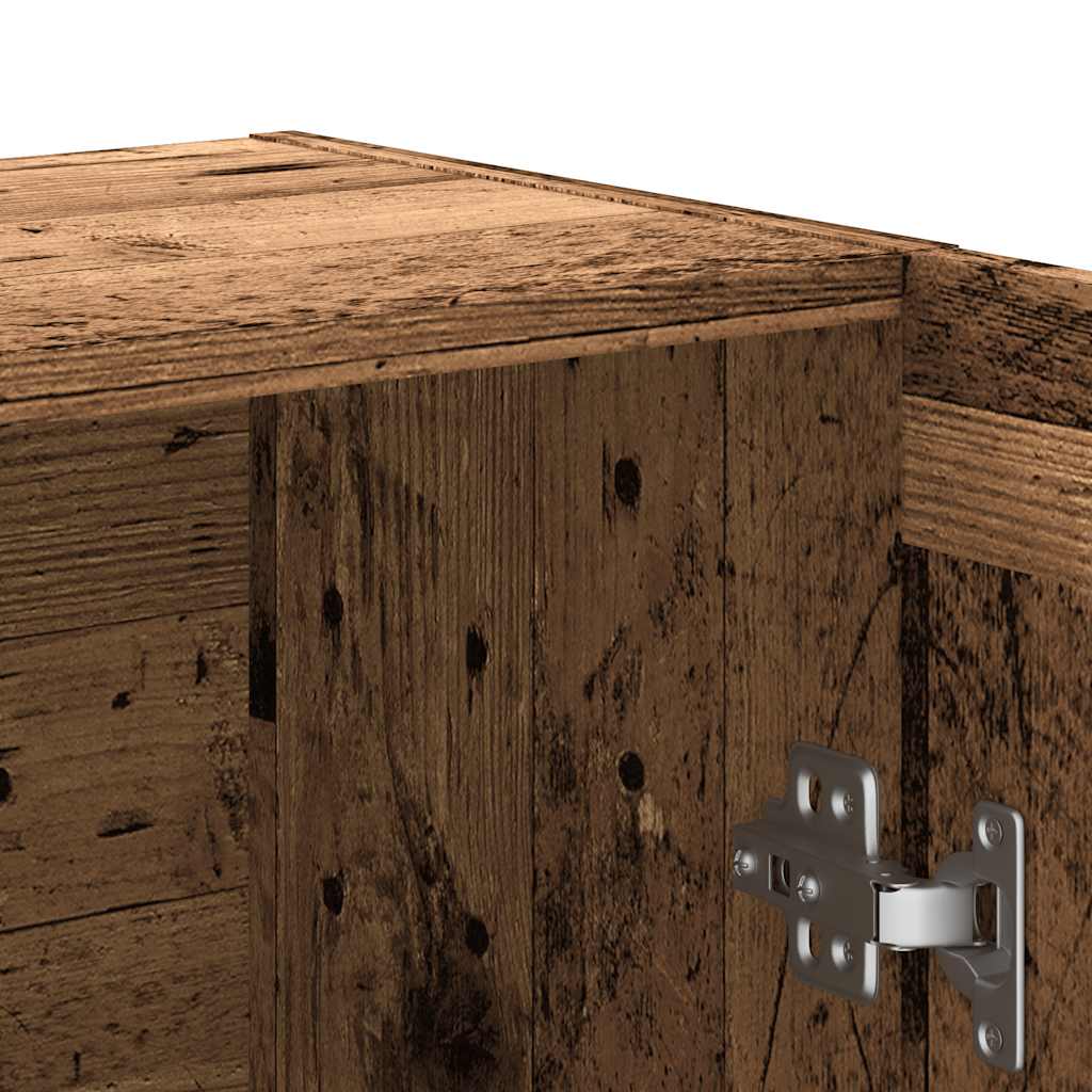 vidaXL Book Cabinet Old Wood 82.5x30.5x115 cm Engineered Wood