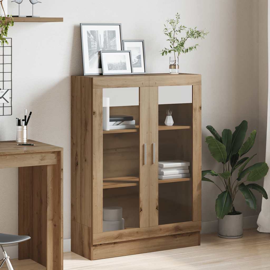 vidaXL Book Cabinet Artisan Oak 82,5x30,5x115 cm Engineered Wood
