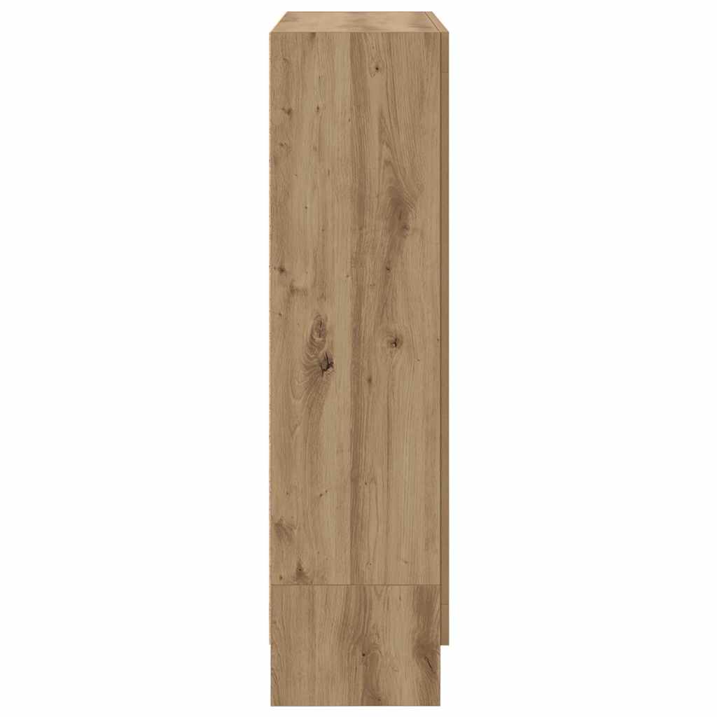 vidaXL Book Cabinet Artisan Oak 82,5x30,5x115 cm Engineered Wood