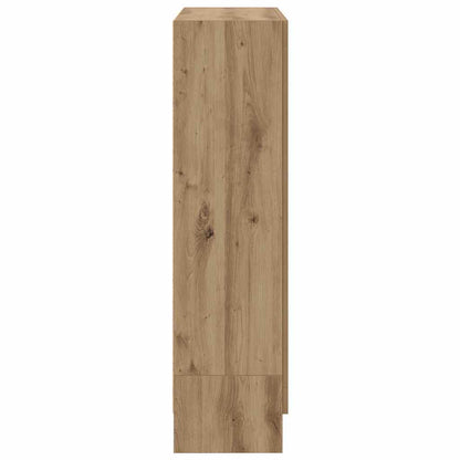 vidaXL Book Cabinet Artisan Oak 82,5x30,5x115 cm Engineered Wood
