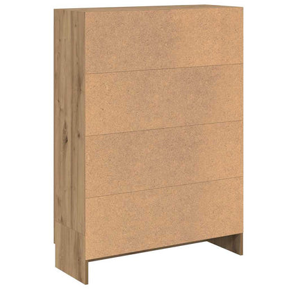 vidaXL Book Cabinet Artisan Oak 82,5x30,5x115 cm Engineered Wood