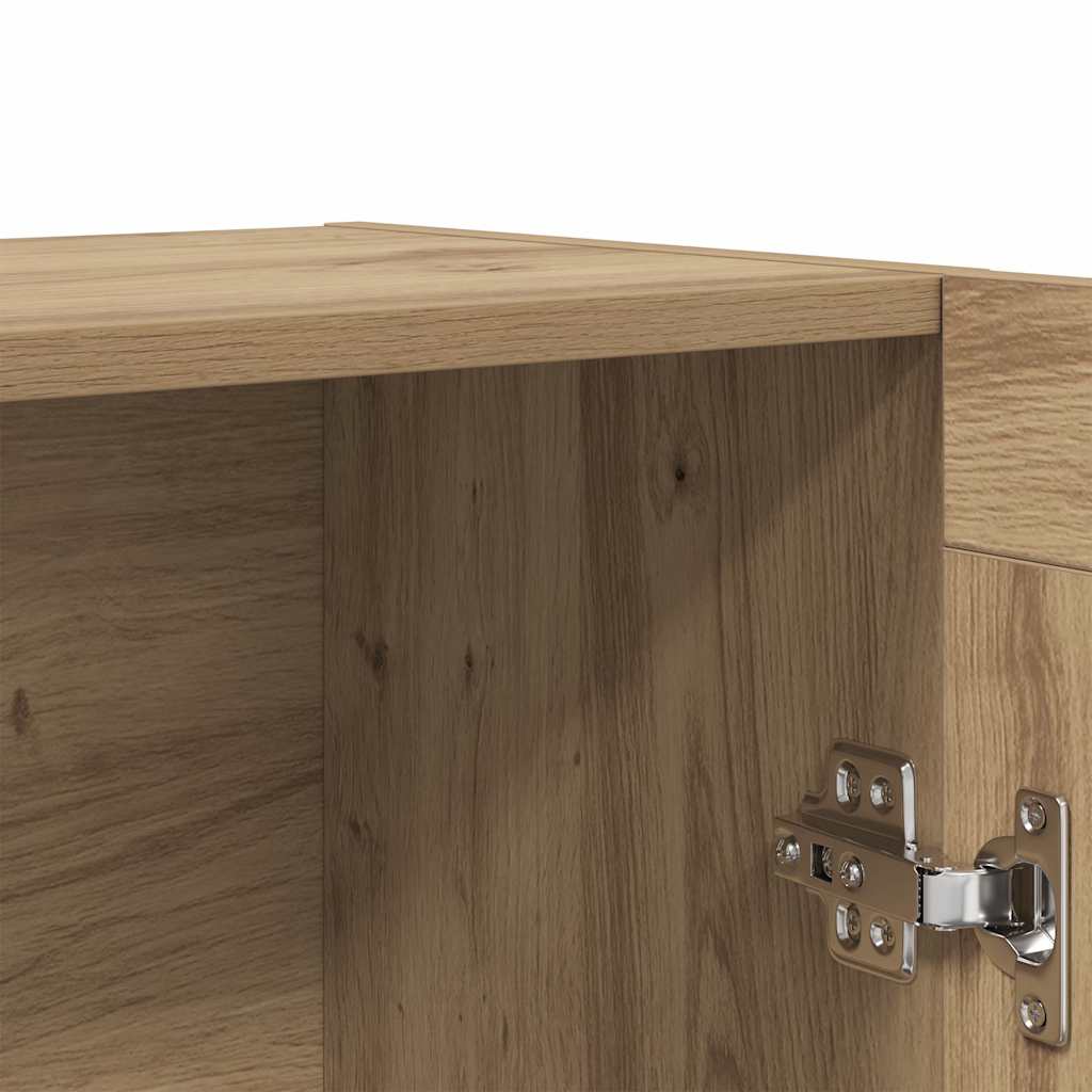 vidaXL Book Cabinet Artisan Oak 82,5x30,5x115 cm Engineered Wood